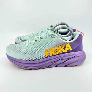 Hoka One One Running Shoes Womens 10B Rincon 3 Blue Purple Sneaker Training Road